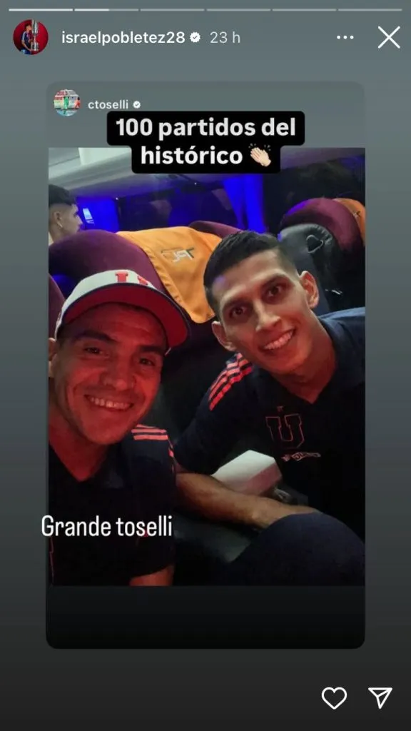 La historia que Poblete le respondió a Toselli
