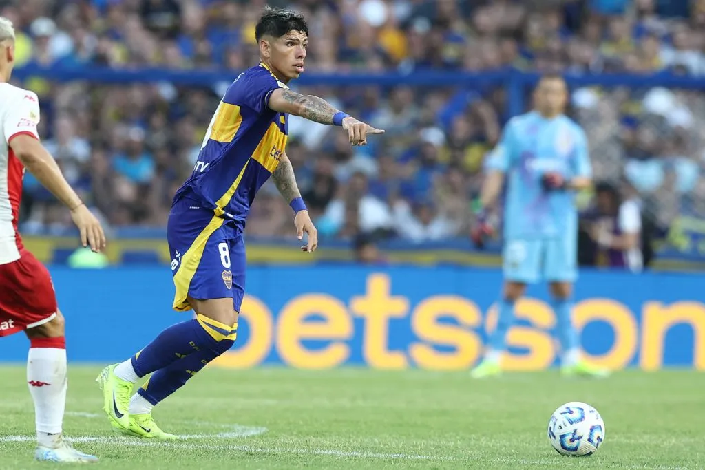 Carlos Palacios ante Huracán. (Foto: Alejandro Pagni | Imago).