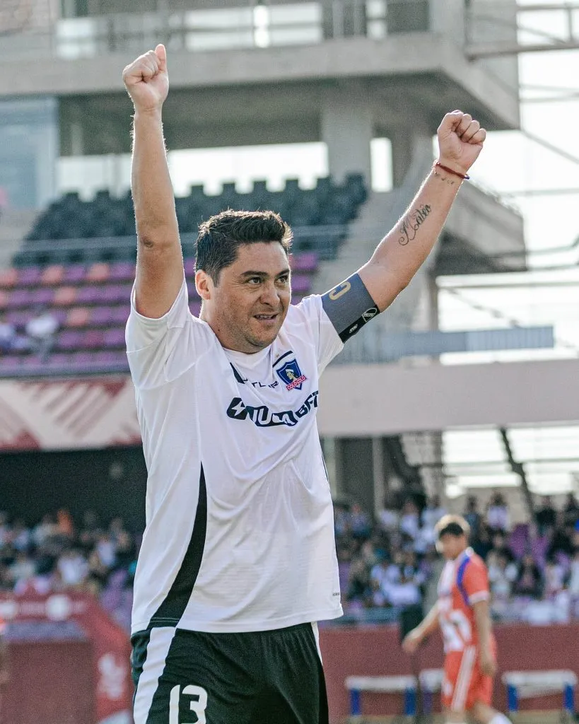 Manuel Neira puso al Cacique en ventaja por 2-1 en el partido contra Ex Deportes La Serena – Instagram.com/giracentenariocolocolo