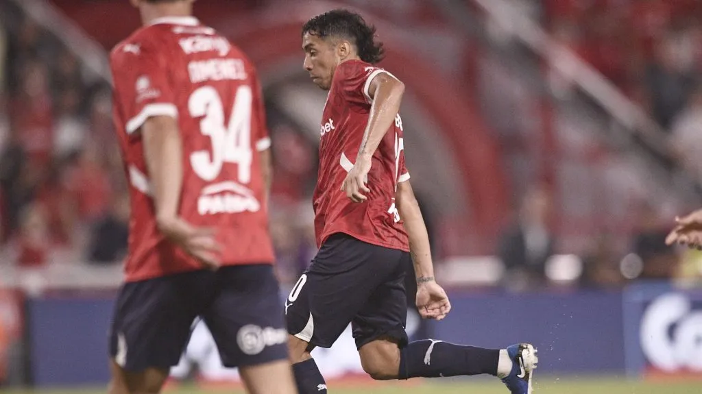 Luciano Cabral sigue brillando con la camiseta de Independiente. Foto: Independiente.