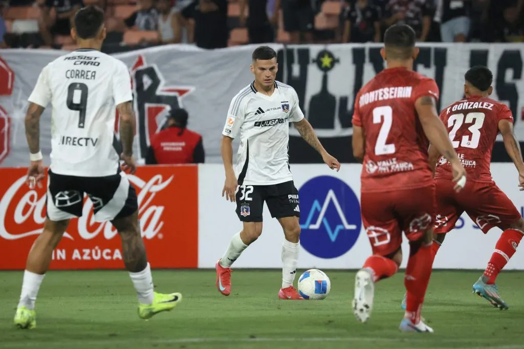 Lucas Cepeda y Correa tuvieron alto nivel ante San Felipe. (Dragomir Yankovic/Photosport).