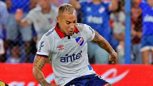 Edu Vargas ya vio sus primeros minutos como jugador de Nacional.