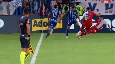 Yáñez sufrió con una fuerte entrada y el VAR no vio roja