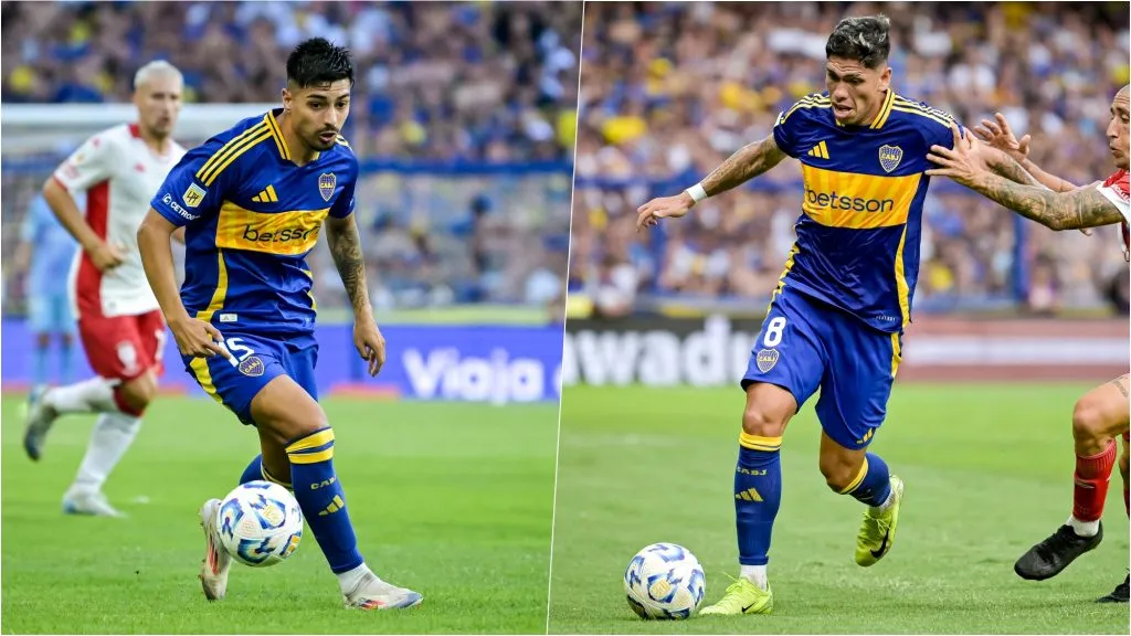 Williams Alarcón y Carlos Palacios asoman como titulares en Boca Juniors. Foto: Getty Images.