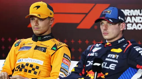 Lando Norris y Max Verstappen