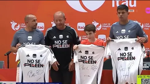 Marcelo Díaz fue protagonista en la campaña "No se peleen"