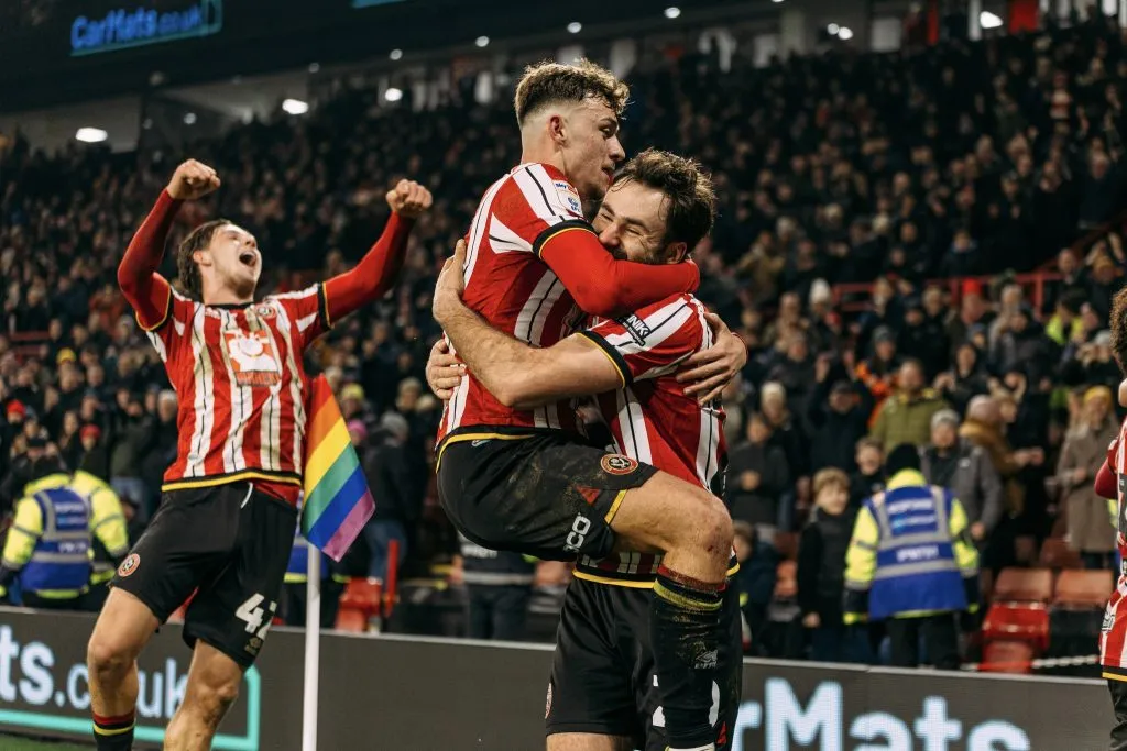 Ben Brereton ha vuelto a su mejor nivel y tiene feliz al DT del Sheffield United con su regreso. Foto. Sheffield United