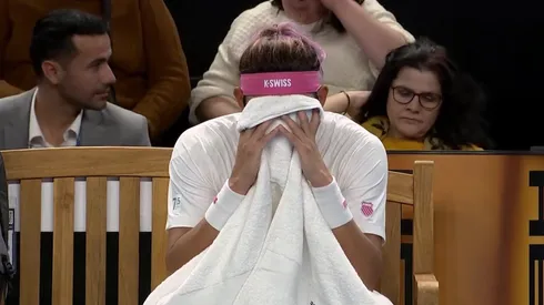 Zhizhen Zhang no se veía lesionado en el momento en que se retiró.