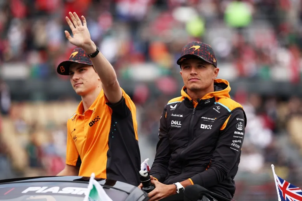 Oscar Piastri y Lando Norris (Getty Images).