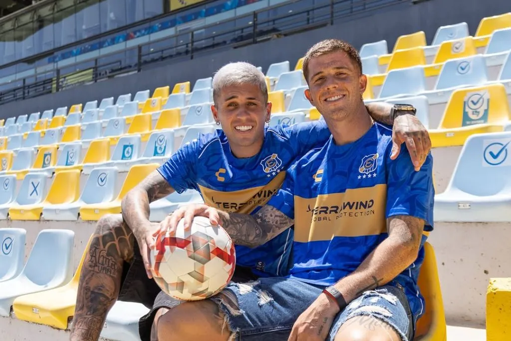 Diego Hernández a la izquierda y Juan Ignacio Ramírez a la derecha. Imagen: Everton