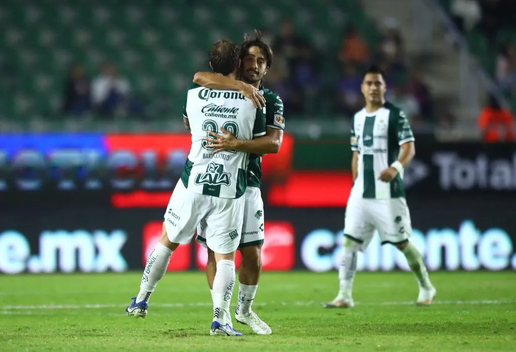 Bruno Barticciotto marcó y le dio el primer punto de la temporada al Santos Laguna. Foto: Getty Images.