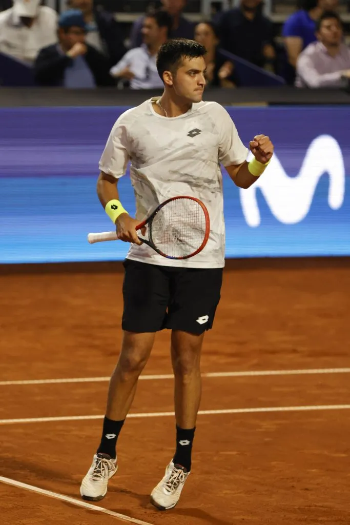 Tomás Barrios celebró en Brasil. Imagen: Photosport