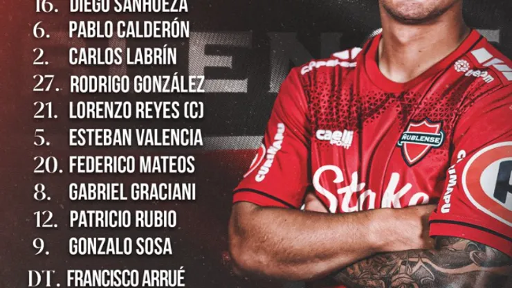 Los escogidos por Arrué. (Foto: Ñublense SADP).