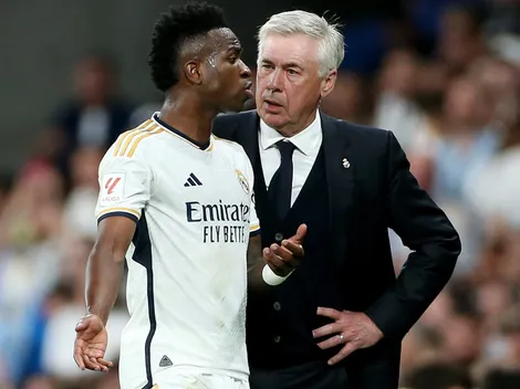 Ancelotti se cansa de preguntas sobre Vinicius
