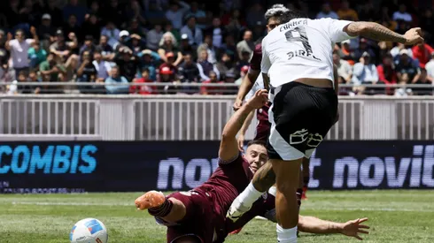 Javier Correa anotó el tercer gol de Colo Colo.