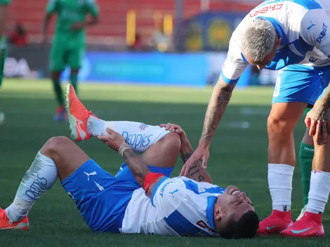 La preocupante imagen de Medel en la UC: arriesga grave lesión