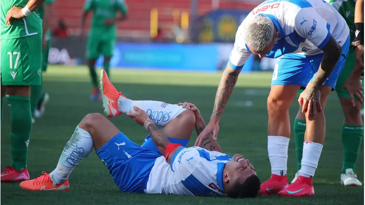 Medel se retiró al inicio del segundo tiempo