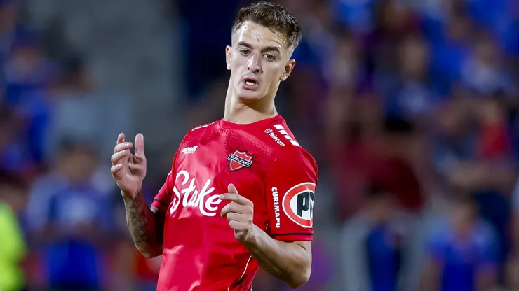 Pablo Calderón en el duelo más reciente de Ñublense.