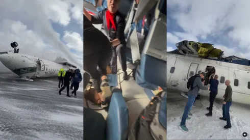 Esquiador graba su rescate tras un accidente de avión