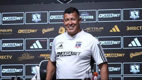 Jorge Almirón celebra en Colo Colo.
