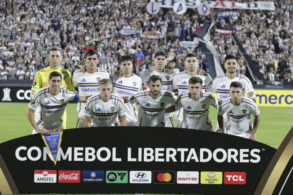 Carlos Palacios y Williams Alarcón fueron titulares en la derrota de Boca Juniors ante Alianza Lima por Copa Libertadores. Foto: Getty Images.