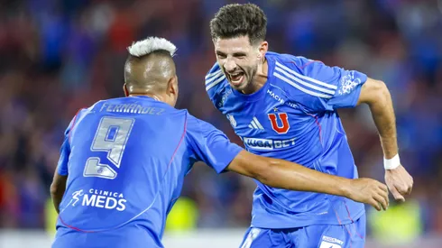 Lucas Di Yorio marcó dos goles en el debut de la U en la Liga de Primera.