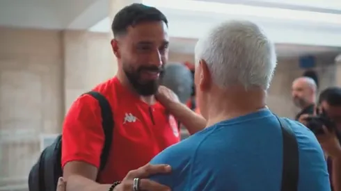 Hernán Galíndez y el fanático que lo enterneció con un mensaje de Instagram.