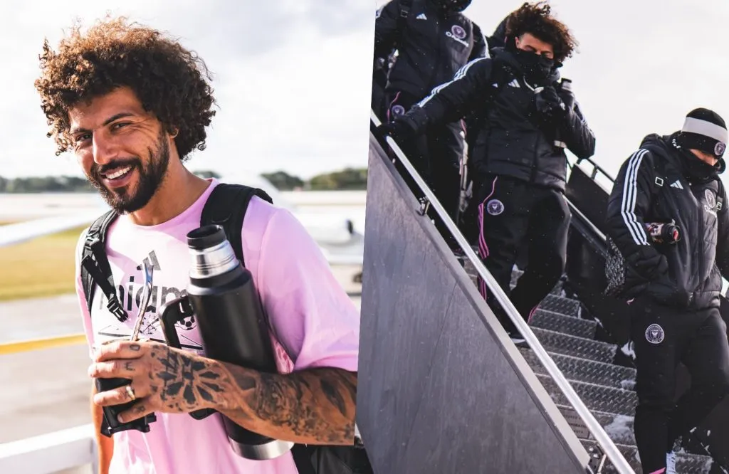 Maximiliano Falcón sufrió bastante con el frío de Kansas City. | Foto: Inter Miami.