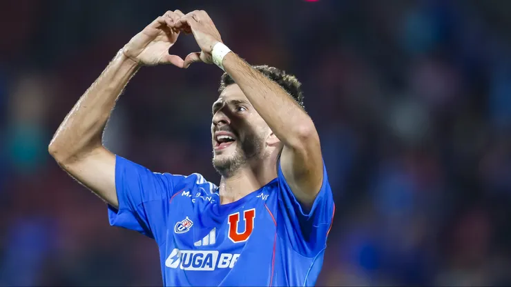 Lucas Di Yorio marcó dos goles con Universidad de Chile.