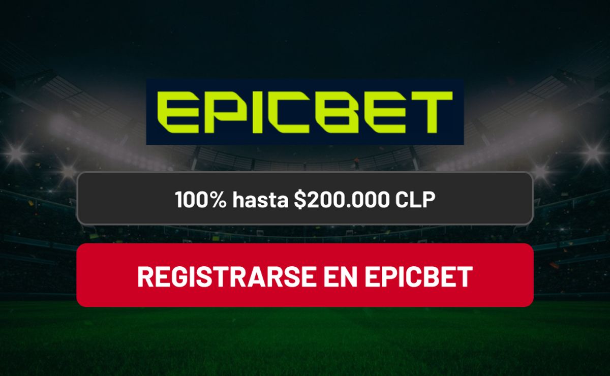 Epicbet ofrece bono de bienvenida de hasta 200 mil pesos en Chile