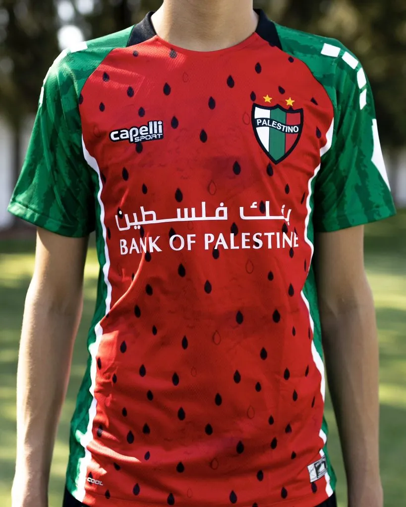 La nueva camiseta de Palestino para el 2025.