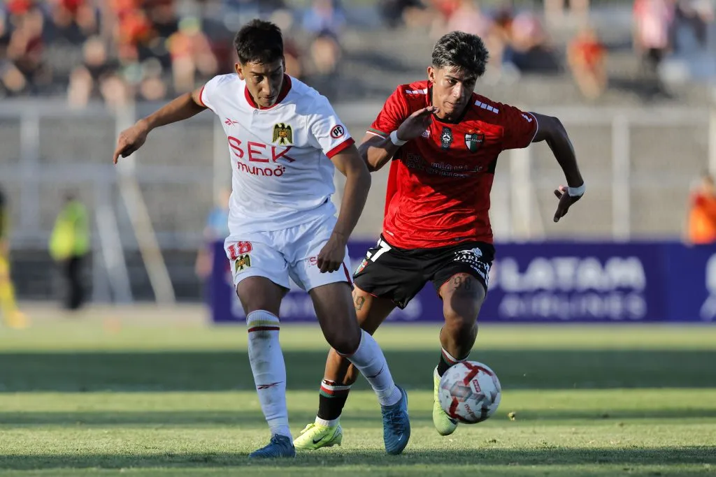 La programación de la segunda fecha de la Liga de Primera arranca con el clásico de colonias entre Unión Española y Palestino. Foto: Photosport.