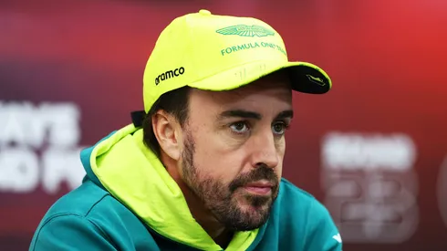 Fernando Alonso en rueda de prensa previo al Gran Premio de Qatar 2024.