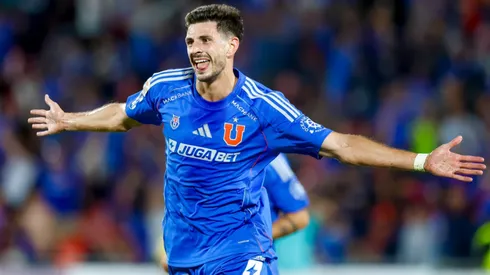 Lucas Di Yorio marcó un doblete en la goleada de la U sobre Ñublense.