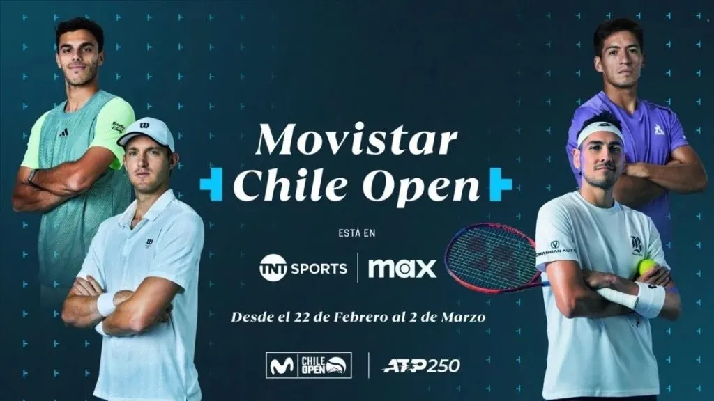 La transmisión del Chile Open será por TNT Sports.