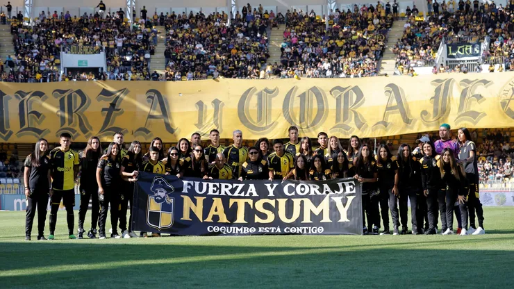 El emotivo tributo de Coquimbo Unido a Natsumy Millones.