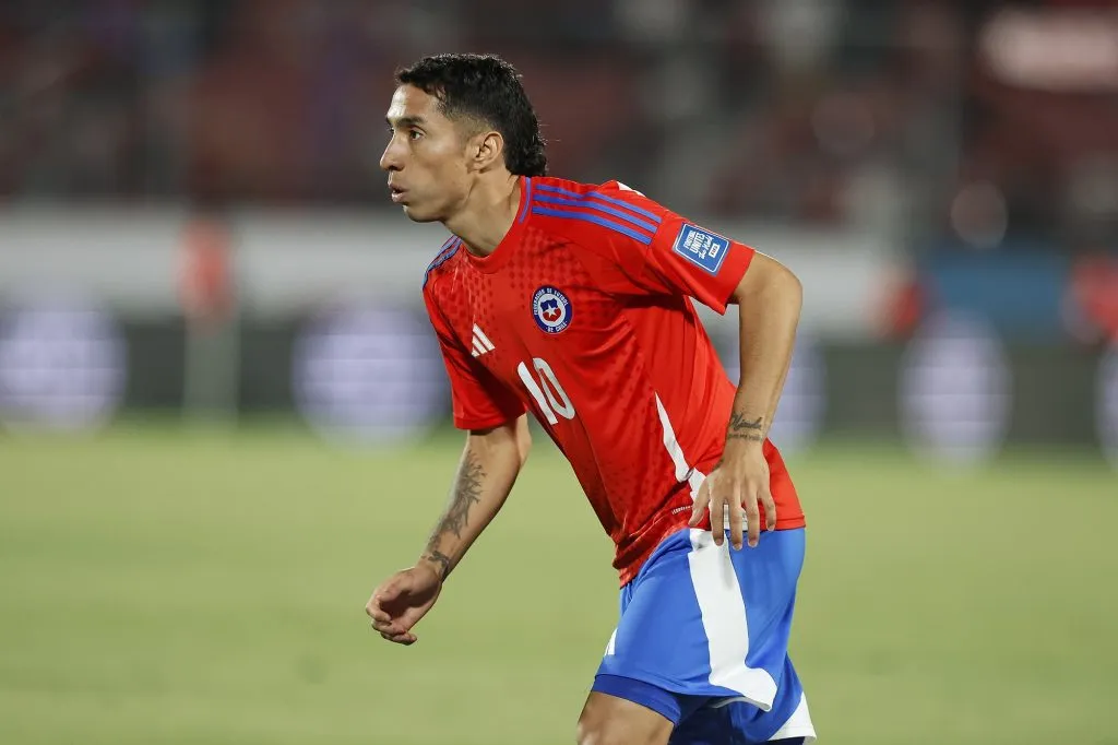 Luciano Cabral para la Selección Chilena en noviembre de 2024 (Getty Images).