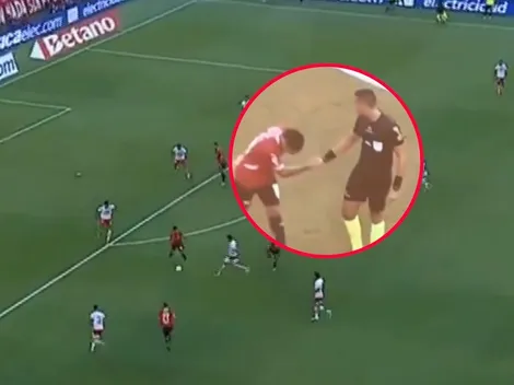 Cabral es alabado por el árbitro tras jugada maestra en Argentina