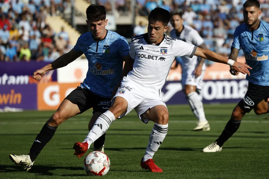Matías Moya apenas ha jugado con la camiseta de Colo Colo en sus dos años en el club. | Foto: Photosport.