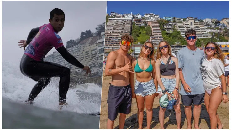 Reñaca fue la capital del surf