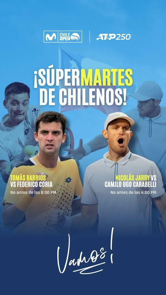Publicación del Chile Open en su cuenta de X.