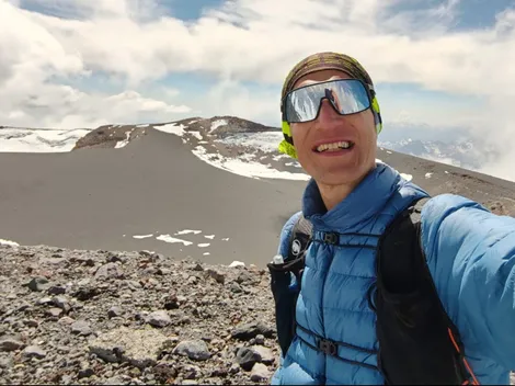 Profesor quiere cumplir un importante récord corriendo en Santiago