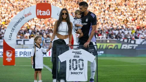 Emiliano Amor recibió un lindo homenaje en el Monumental