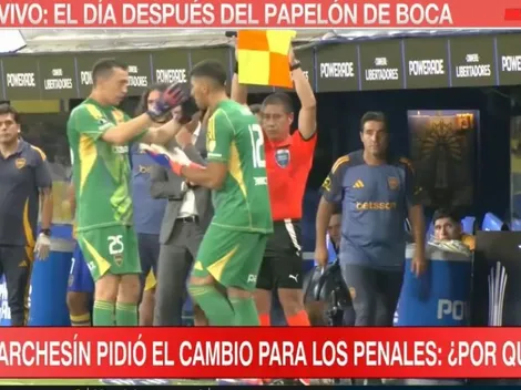 Escándalo por cambio de arqueros en Boca antes de los penales
