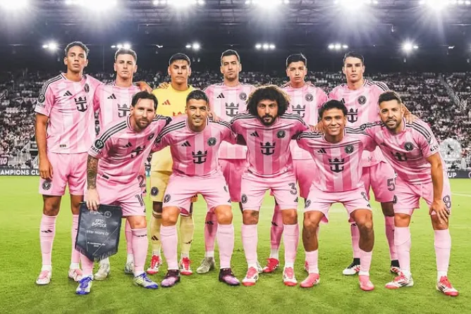 Maxi Falcón fue titular en Inter Miami. (Foto: Instagram).