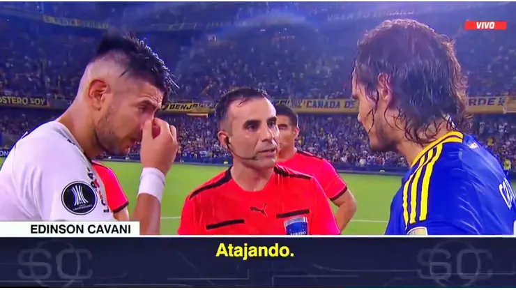 Cavani tomó una insólita decisión en los penales ante Alianza.