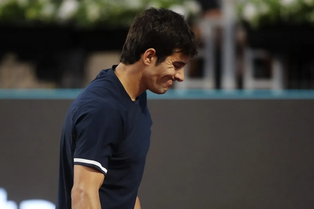 Garin quedó molesto con el umpire por detenerle un servicio