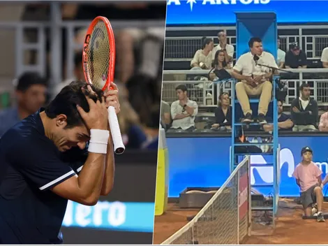 Cristian Garin vuelve a tener problema con un árbitro