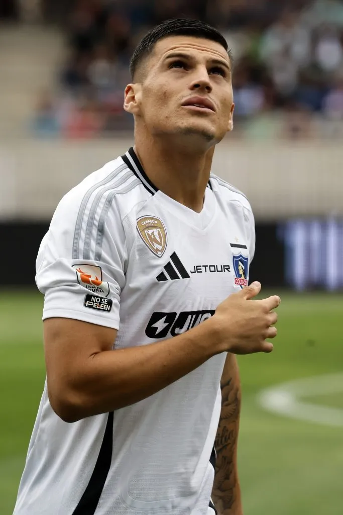 Lucas Cepeda no ha mostrado ese nivel que lo hizo brillar en Colo Colo y la selección chilena en 2024. Foto: Photosport.