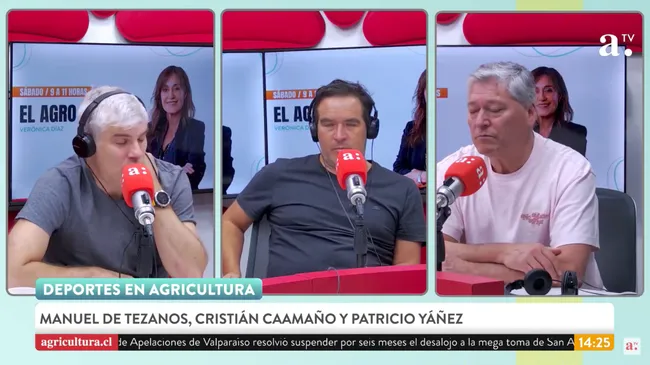 Sabroso debate en Radio Agricultura por lesión de Vidal.
